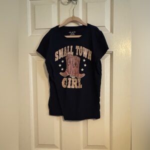 The Children's Place Navy 'Small Town Girl' Tee